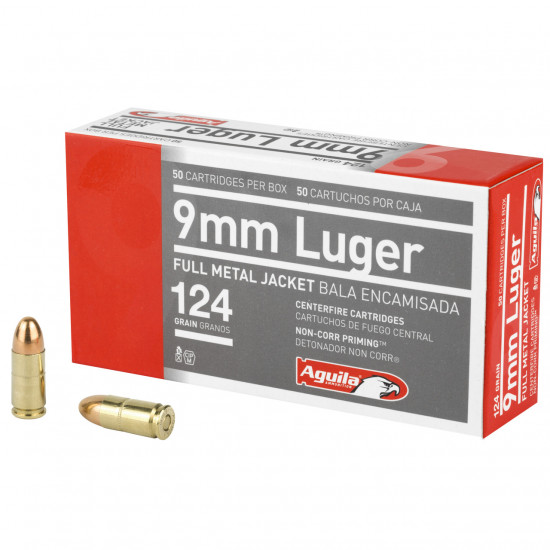 AGUILA 9MM LUGER 124GRS