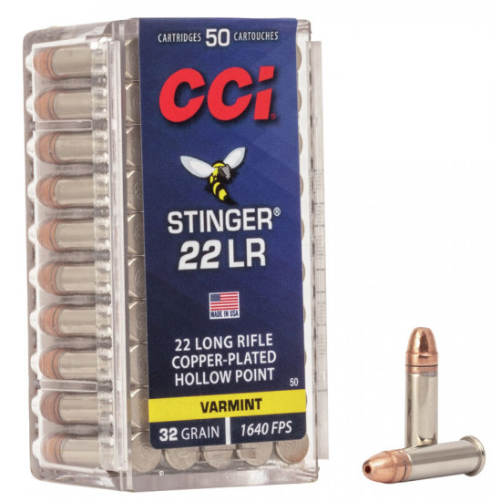 CCI .22 LR STINGER BOX OF (50)