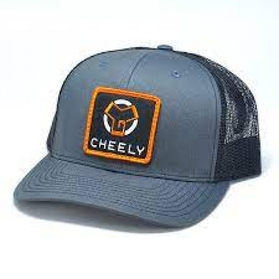 CHEELY CCG PATCH HAT-CHARCOAL/BLACK