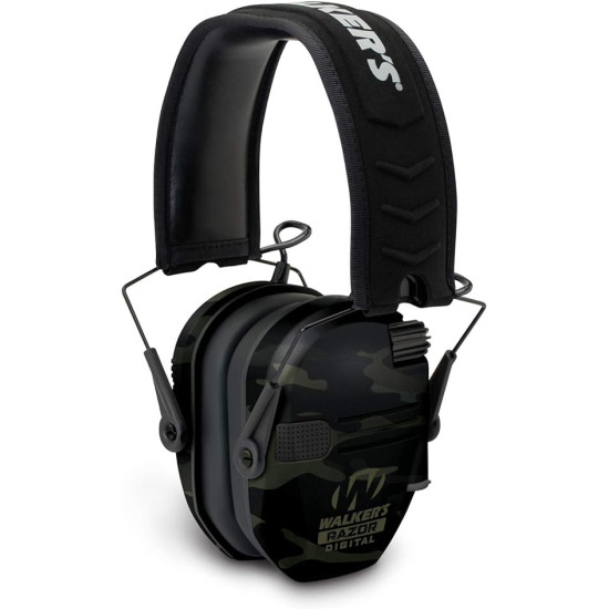 WALKERS RAZOR MULTICAM CAMO EAR MUFF GREY
