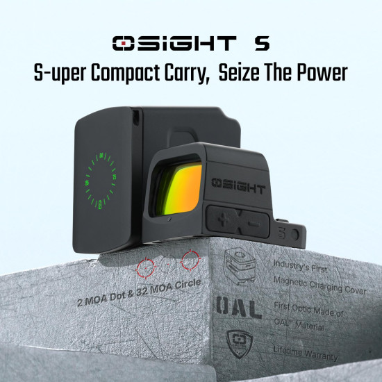 Osight S Mutli-Reticle System 2 MOA | Red