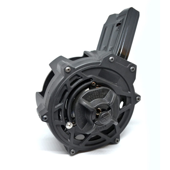 Performance Skeletor 12 Gauge 20 Round Drum Magazine - Black