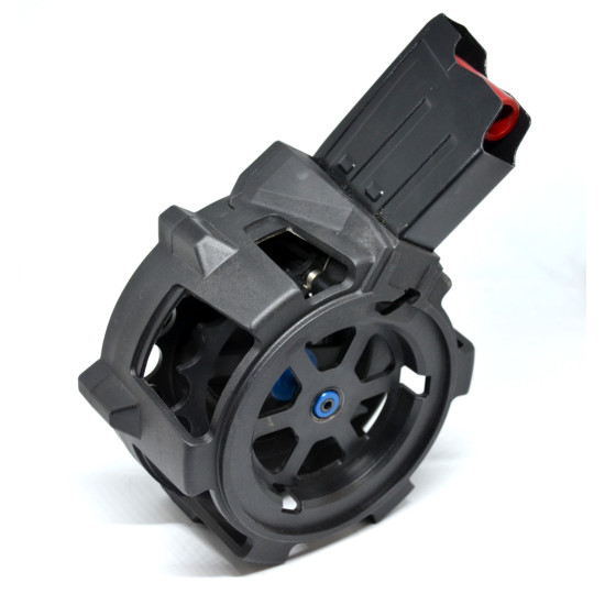Performance Skeletor 12 Gauge 20 Round Drum Magazine - Black