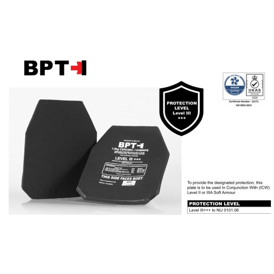BPT PLATE LEVEL III SUPA-LIGHT