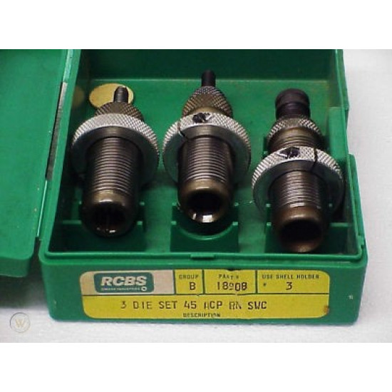 RCBS RELOADING DIE SET .45 ACP