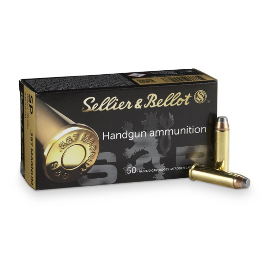 SELLIER & BELLOT 357 MAGNUM, JSP, 158GRS