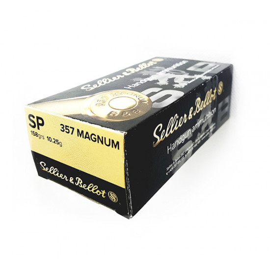 SELLIER & BELLOT 357 MAGNUM 158grs Soft Point