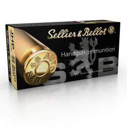SELLIER & BELLOT 45 AUTO, 45ACP. JHP, 230GRS, 14.9G