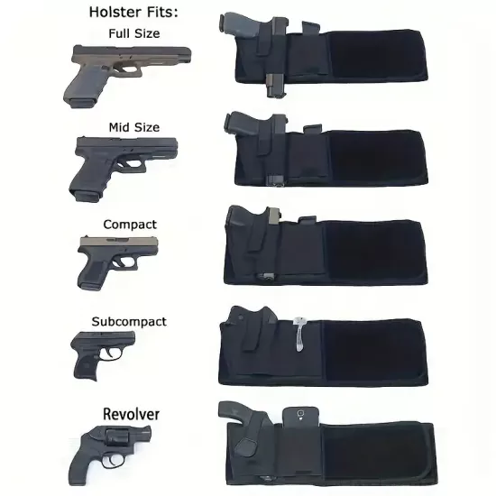 BELLY BAND HOLSTER FOR CONCEALED CARRY