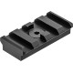 UTG PRO M-LOK 4-Slot Picatinny Rail Section, Black