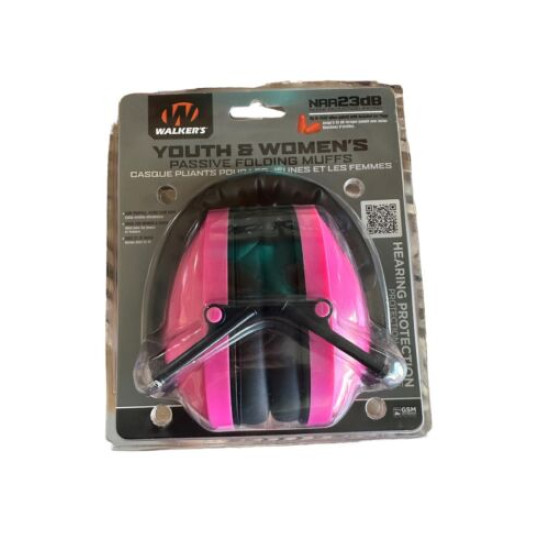 WALKER'S YOUTH/WOMAN PASSIVE EAR MUFFS PINK