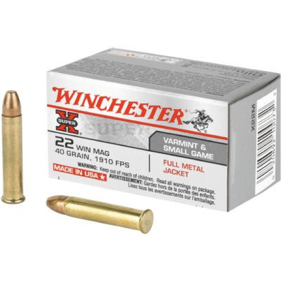 WINCHESTER 22 Win MAGFMJ 40gr 50's