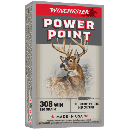 WINCHESTER POWER POINT 308 WIN 180GR